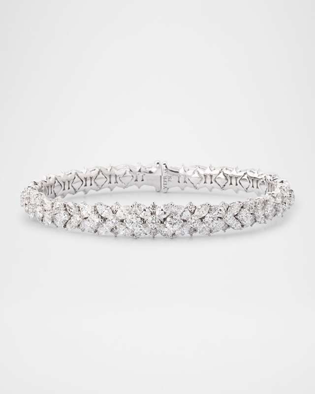 18K White Gold Diamond Bracelet